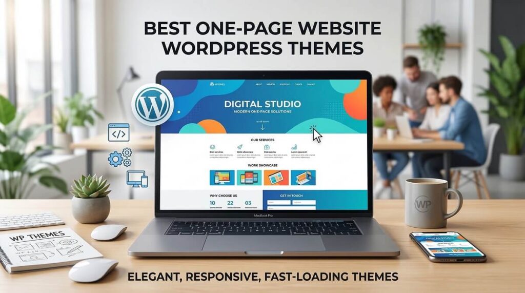 Best one page website wordpress themes